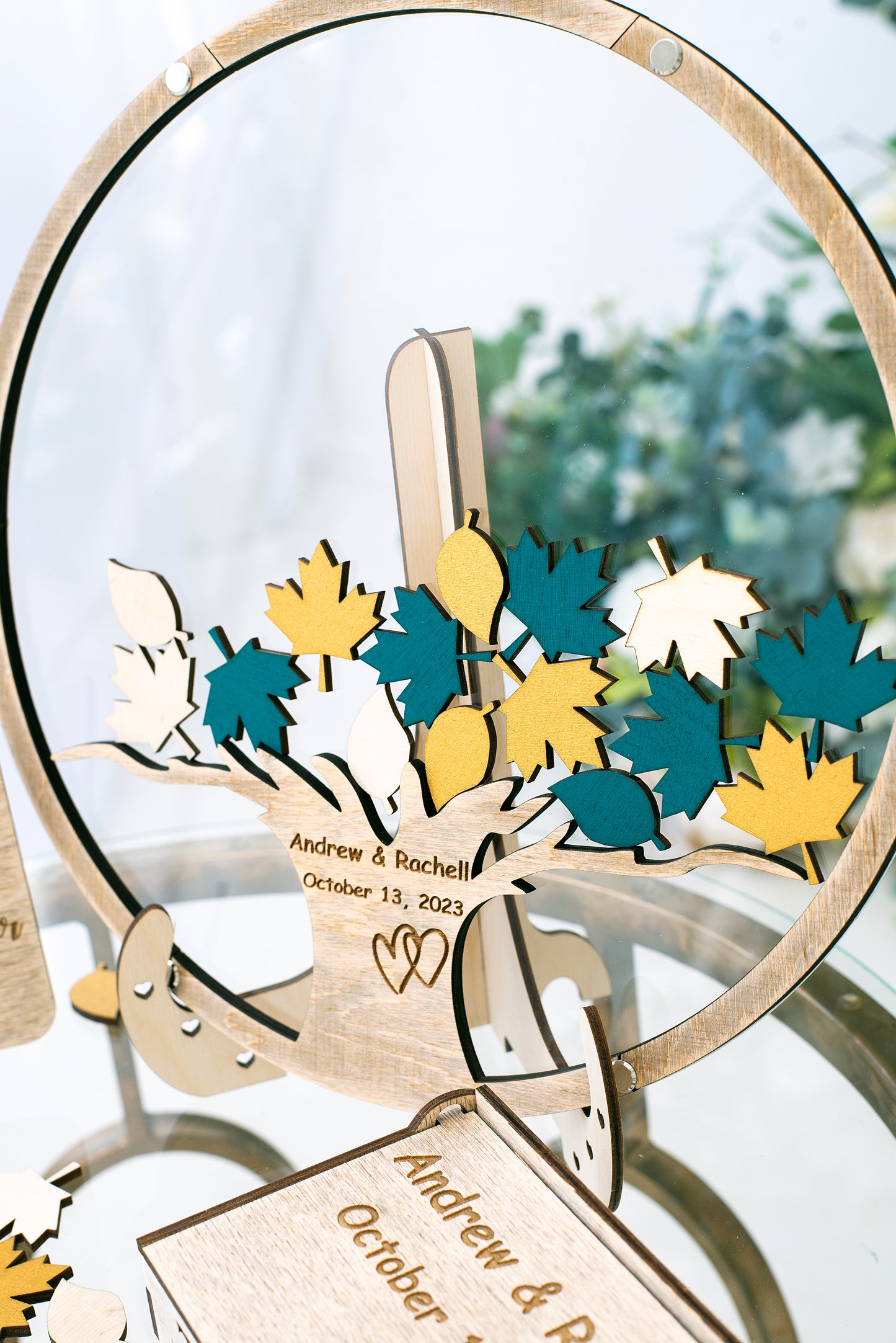 Tree wedding guest book alternative