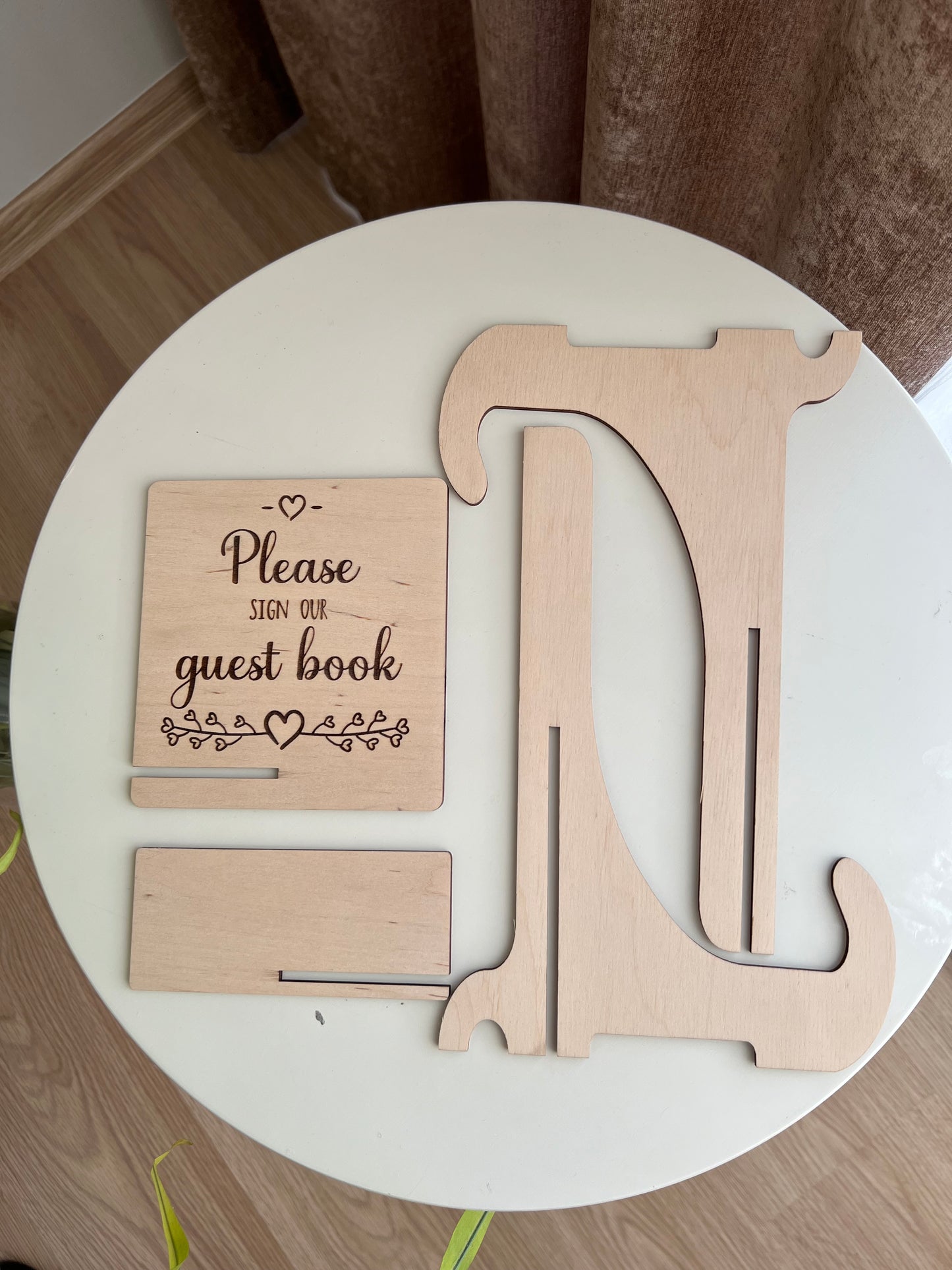 Nightmare before Christmas wedding guest book alternative
