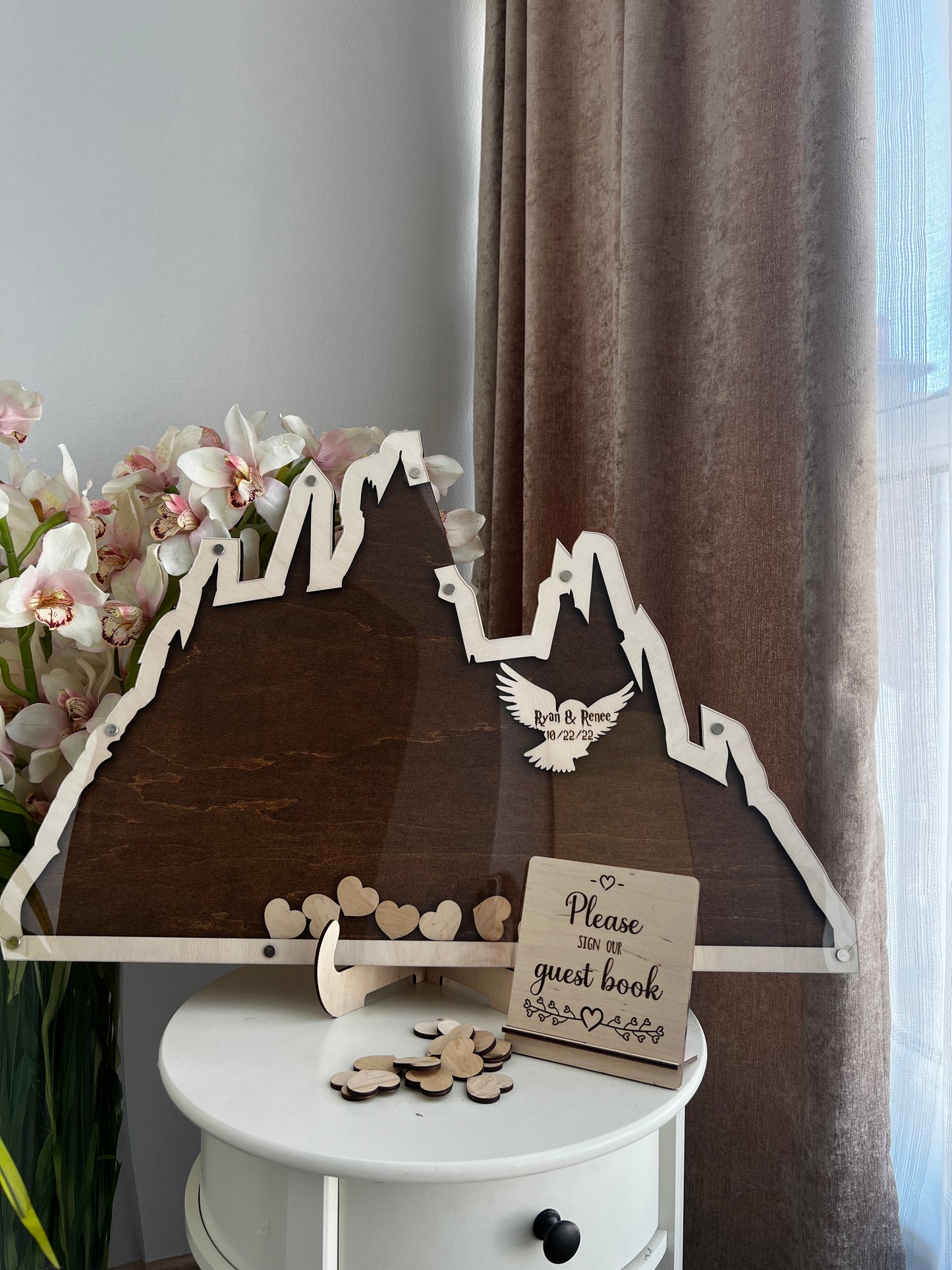 Castle always guest book alternative shadow box, more colors