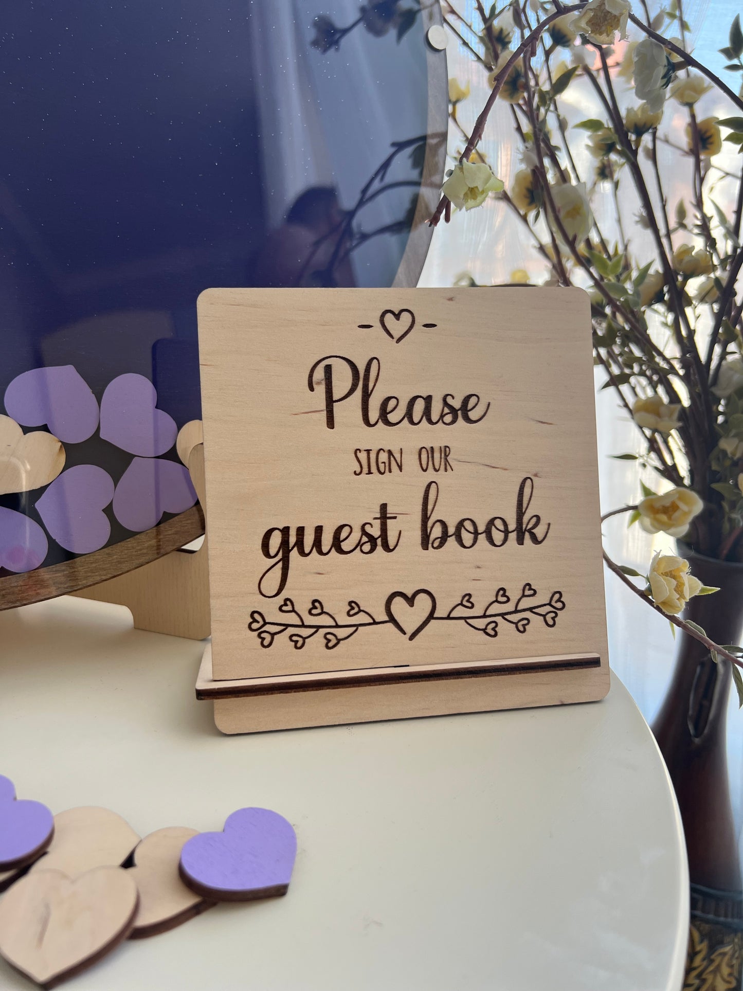 Nightmare before Christmas wedding guest book alternative