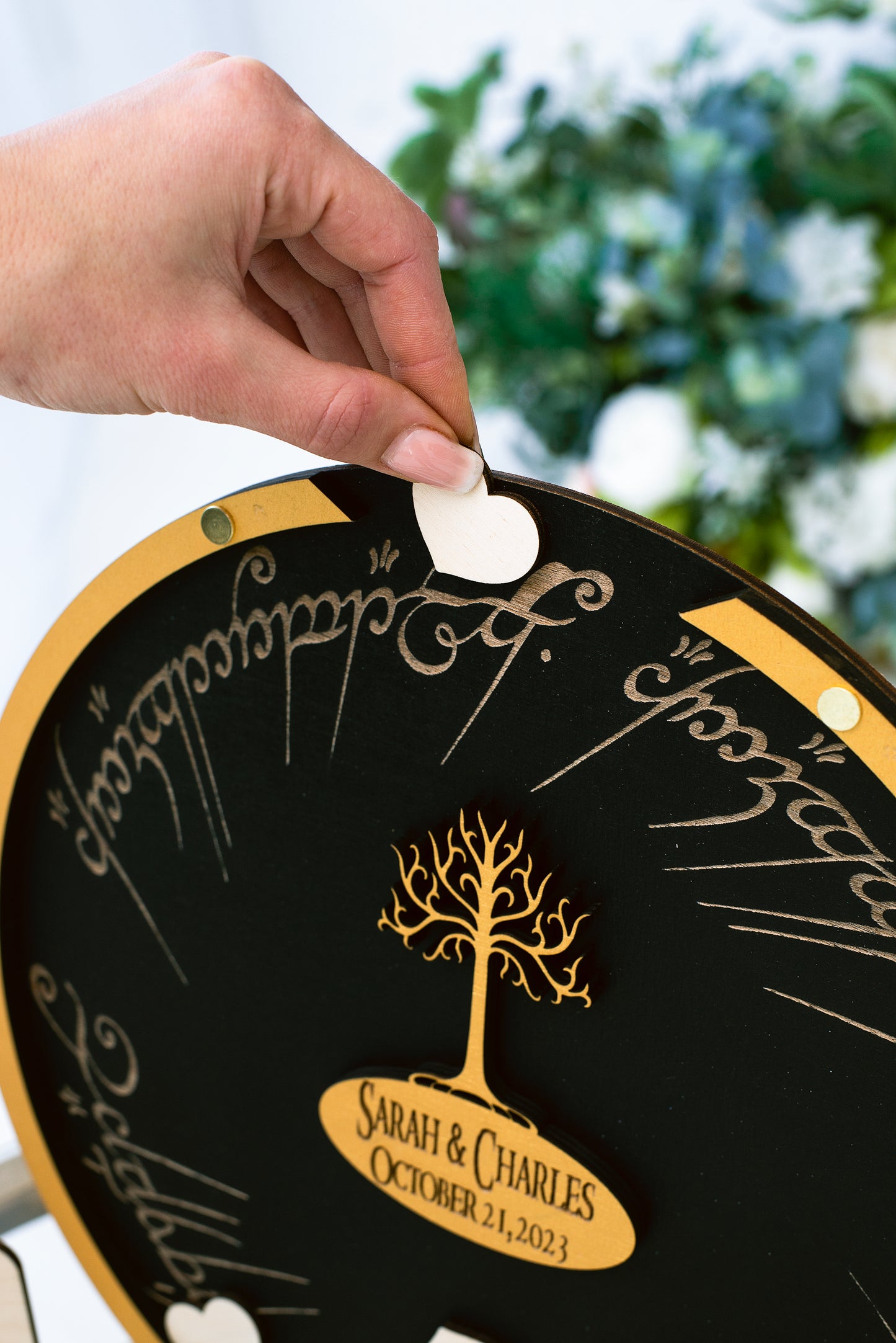 LOTR wedding guest book alternative