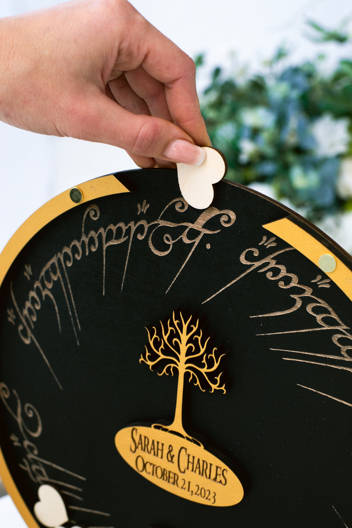 LOTR wedding guest book alternative