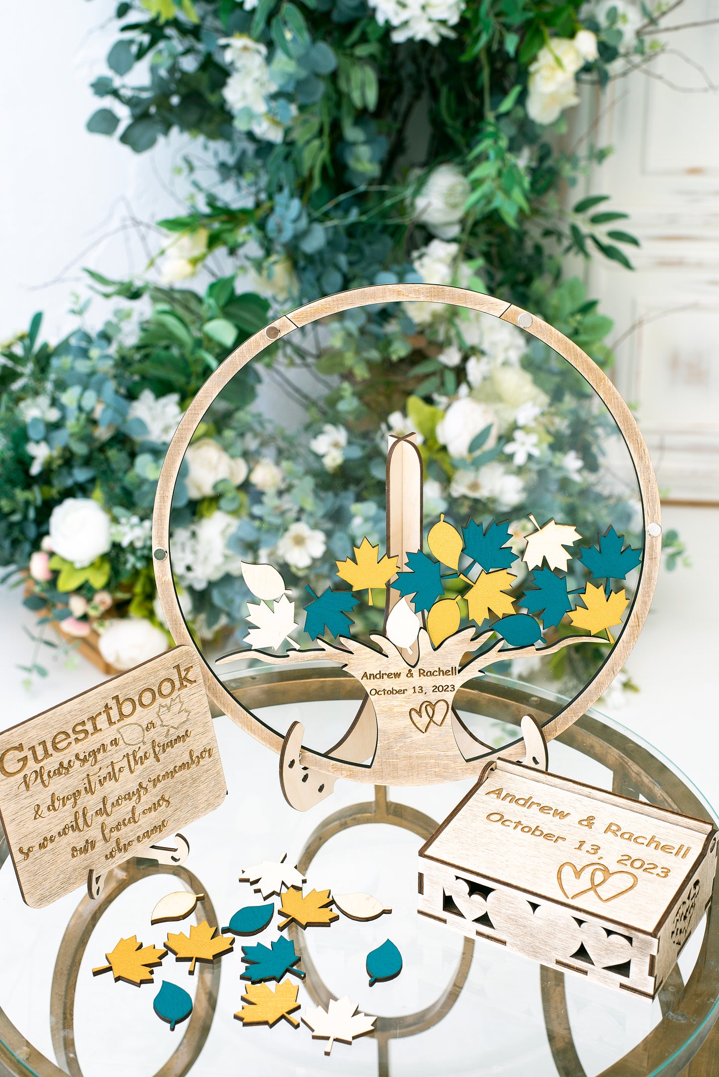 Tree wedding guest book alternative