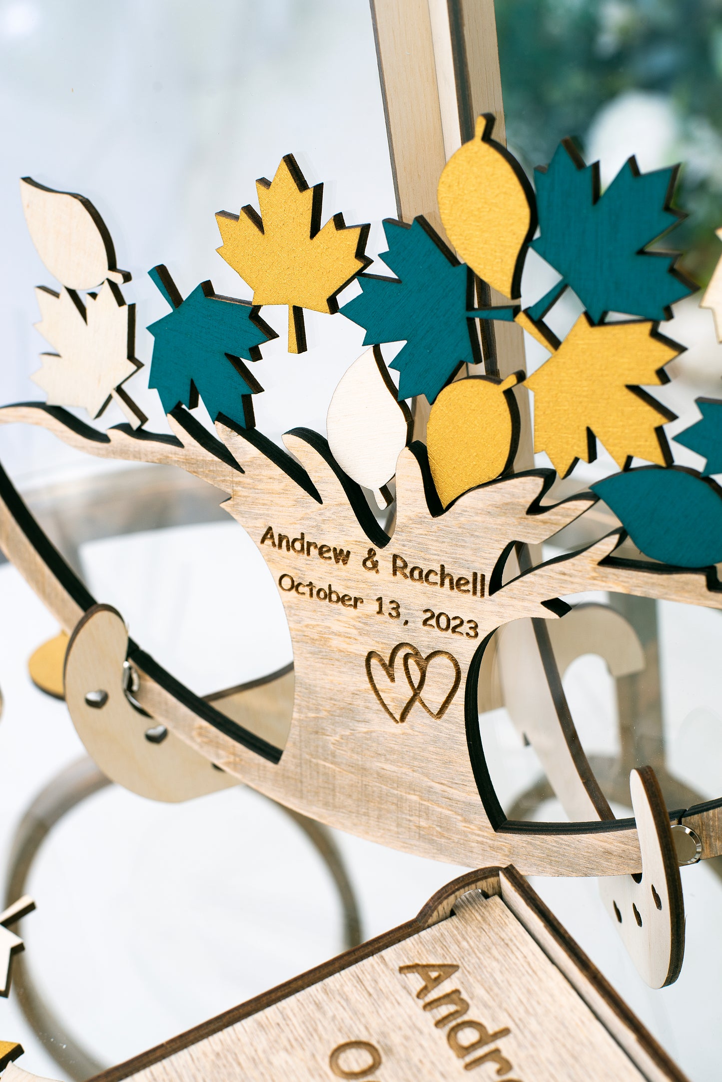 Tree wedding guest book alternative